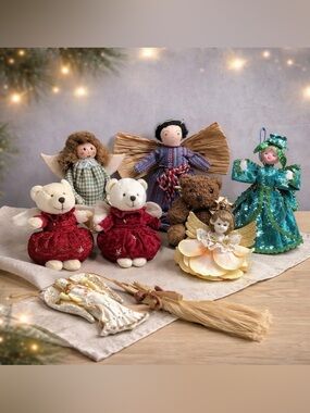 Vintage Angels Ornaments